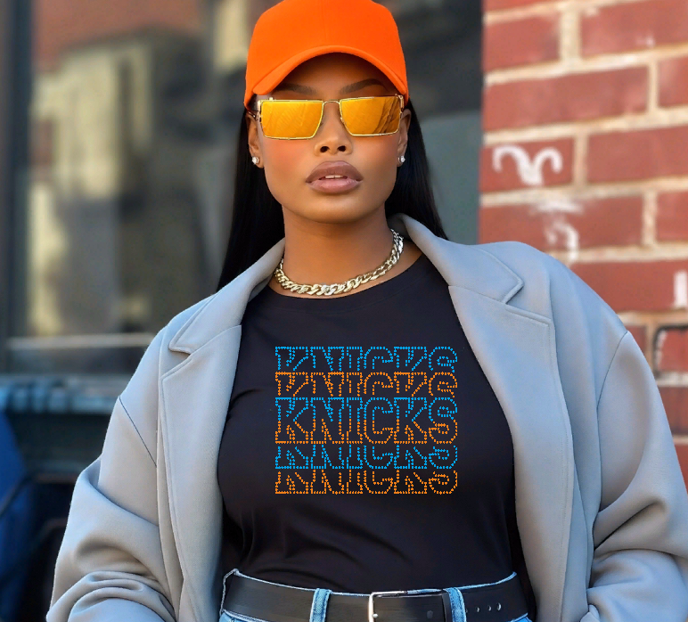 Stack Knicks Spangle Transfer, Heat Transfer