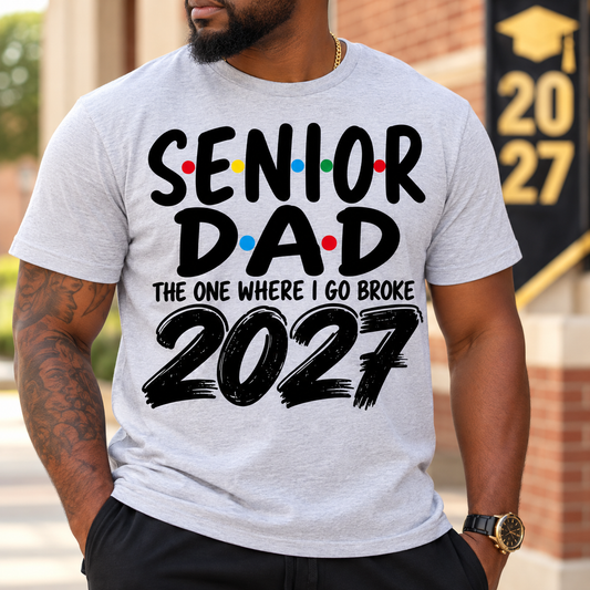 Senior Dad  2027 DTF Transfer