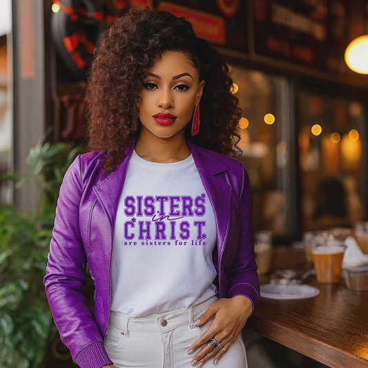 Purple Sisters in Christ  DTF TRANSFER