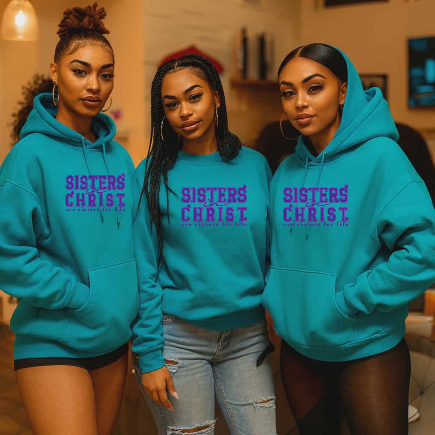 Sisters in Christ  Cute Screen Prints (Prints sold Separately)