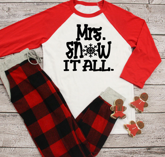 Mrs. Snow it All  SVG & PNG