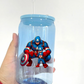 Captain America Super Dad  UV Decal
