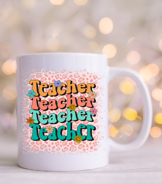 Retro Teacher Decals