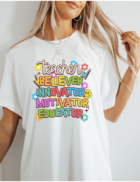 Teacher, Believer, Inovator, Motivation, Educator  Transfers