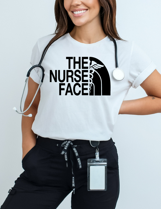 The Nurse Face  Screen  Print