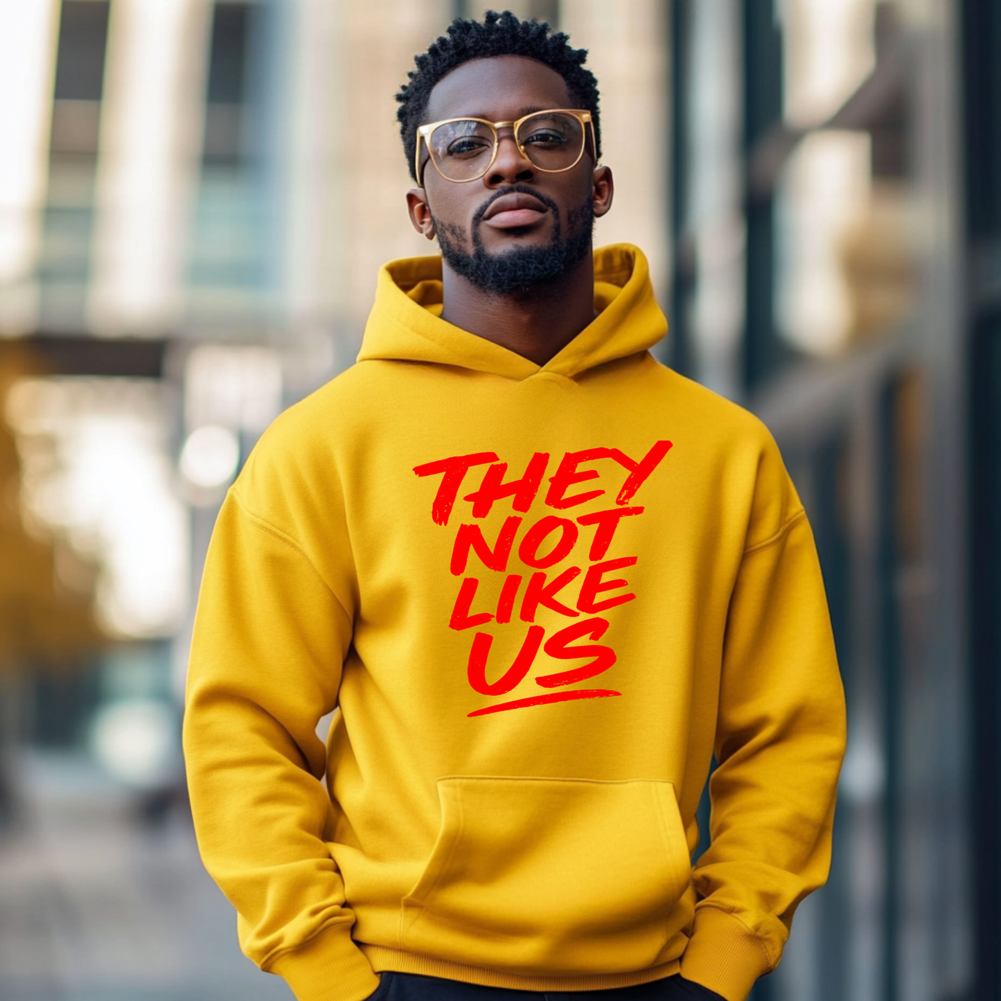 They not like us  Screen Print