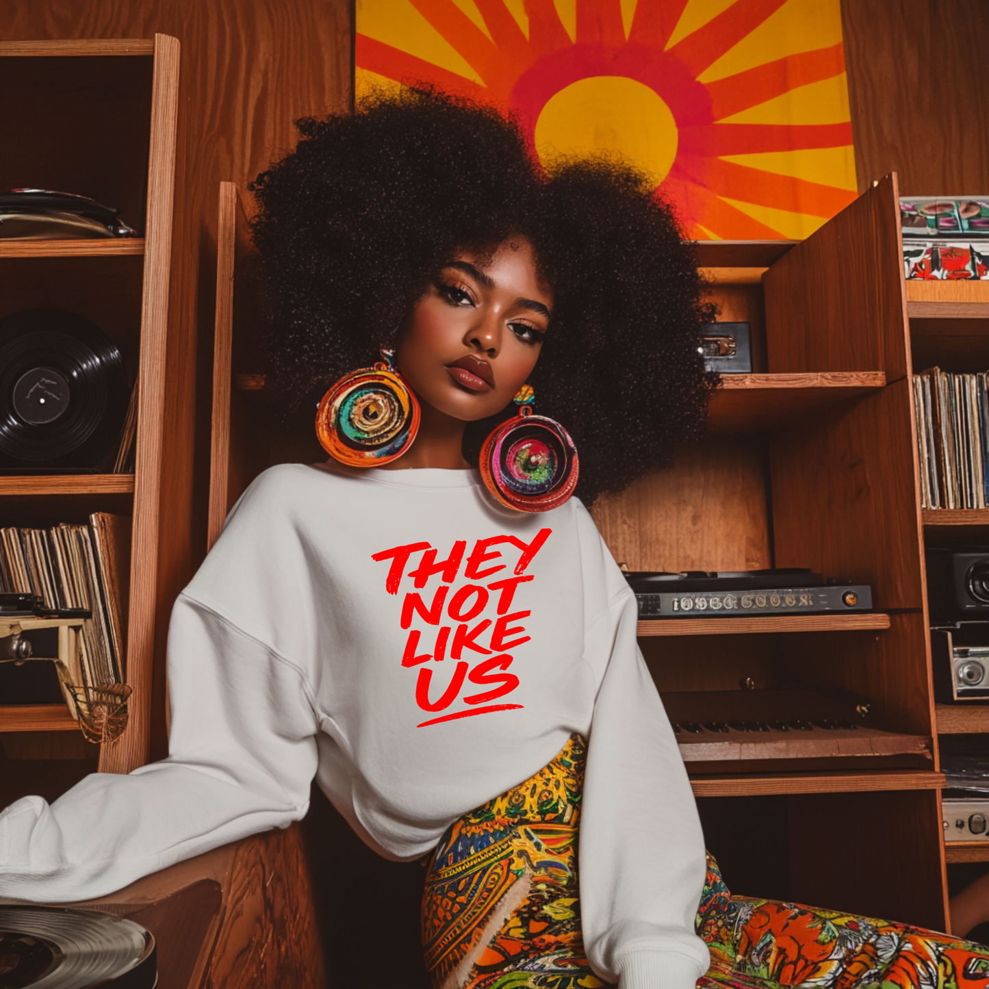 They not like us  Screen Print