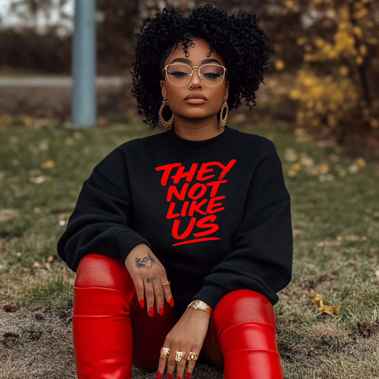 They not like us  Screen Print