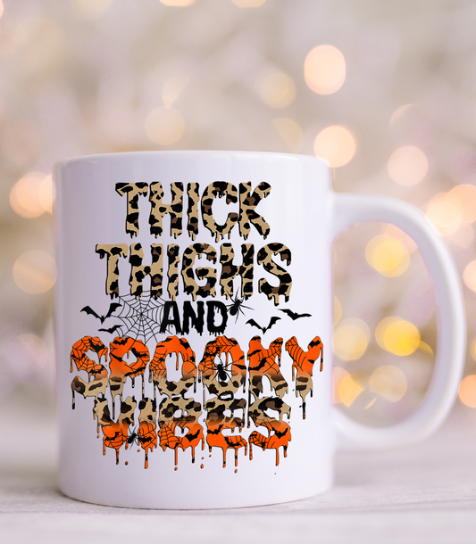 Thick Thighs Spooky Vibes Uv Deals