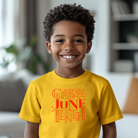 Celebrate Juneteenth Youth Screen Print