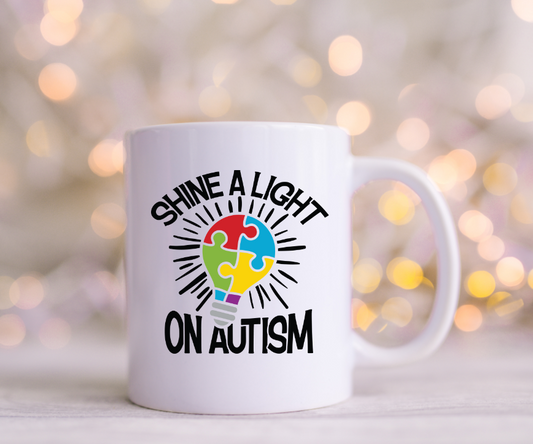 Shine a Light on Autism Decals