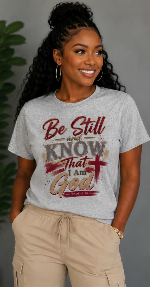 Be Still and Know That I Am God DTF Transfer