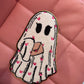 10INCH ghost with heart Chenille Patches