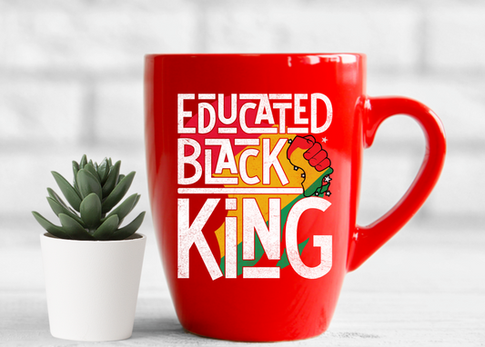 Educated Black King UV Decal