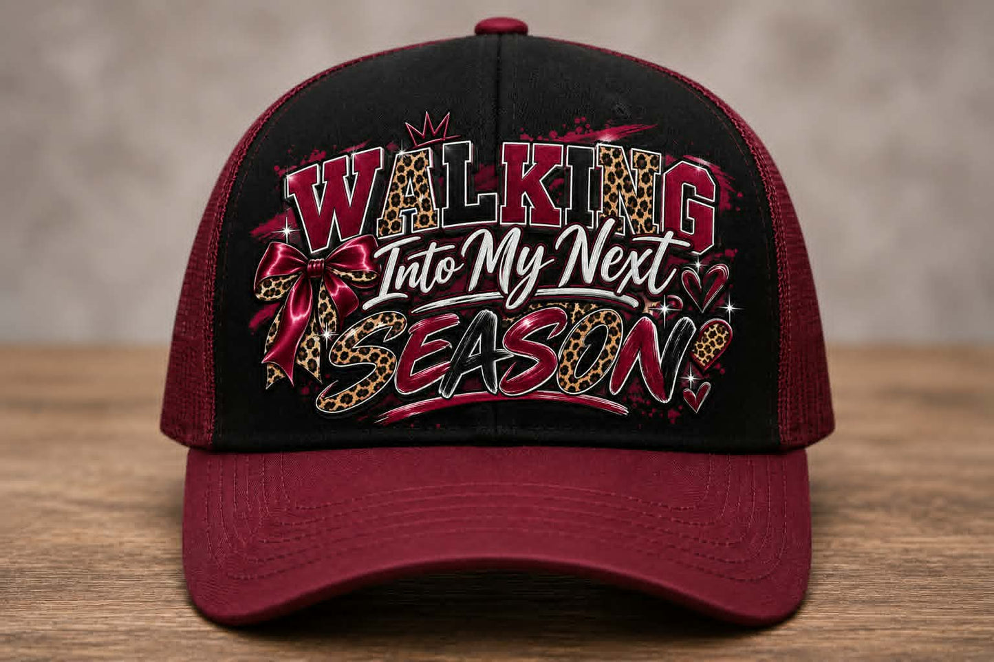 Walking Into My Next Season Hat DTF Transfer
