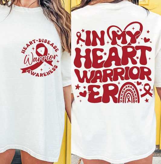 Heart Awareness  my back front & back (11 inch) Transfer