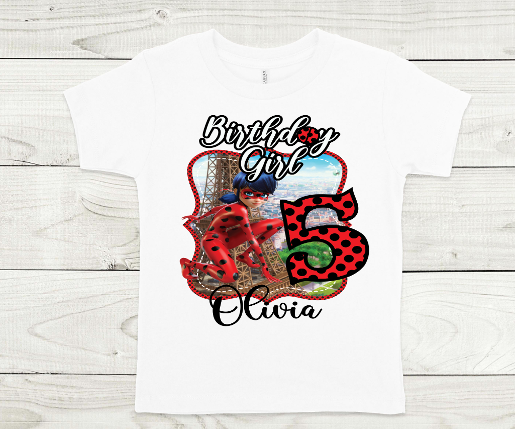 Lady Bug Birthday Shirt