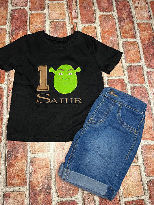 Shrek Birthday Shirt (Stitch)