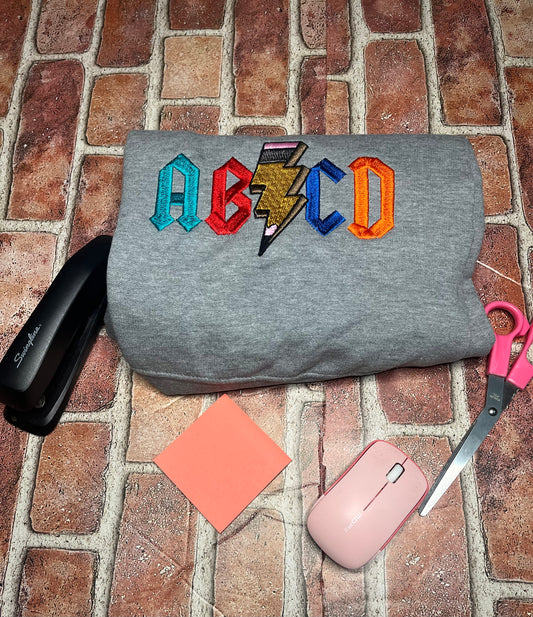 ABCD Teacher (Stitch) Sweatshirt
