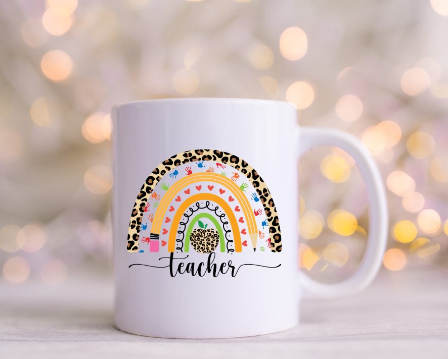 Teacher Rainbow Decals