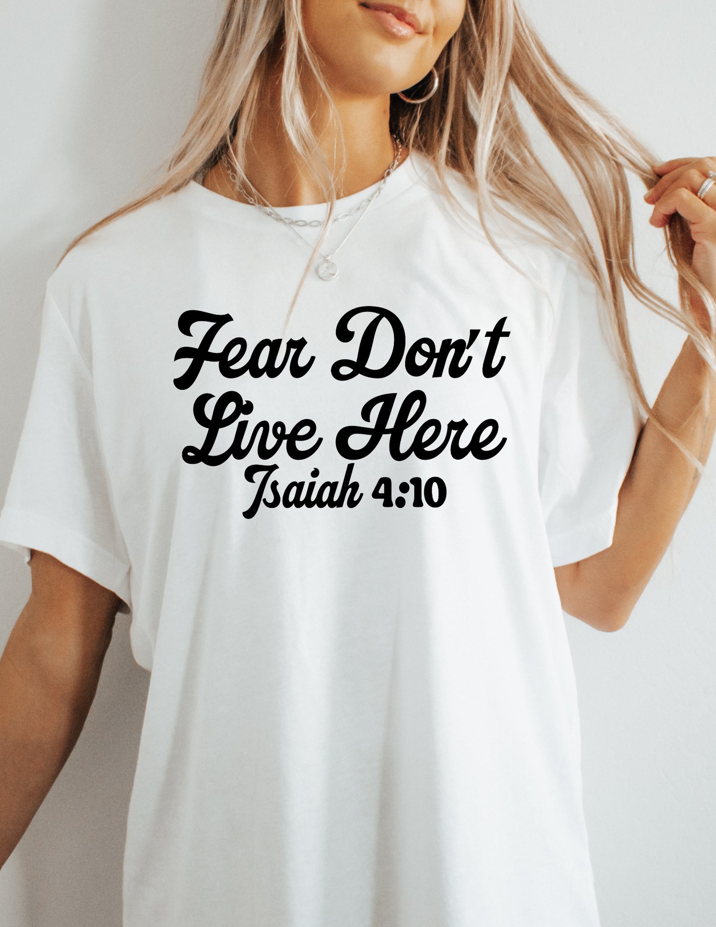 Fear Don't Live Here  Screen Print