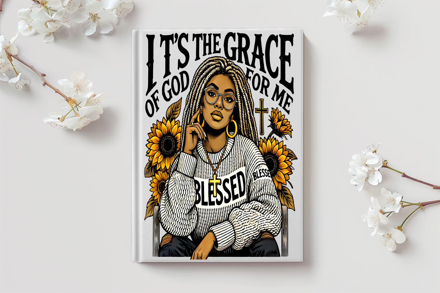 PRAYING AND AFFRIMATION UV Decal FOR JOURNALS