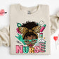 Messy Bun Nurse DTF TRANSFER