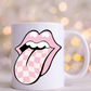 Pink Checkered Tongue  UV Decals