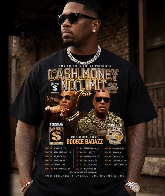 Cash Money No Limit Tour Dates DTF Transfers