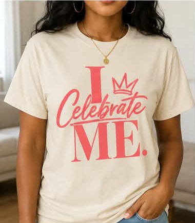11 inch I Celebrate Me Screen Print