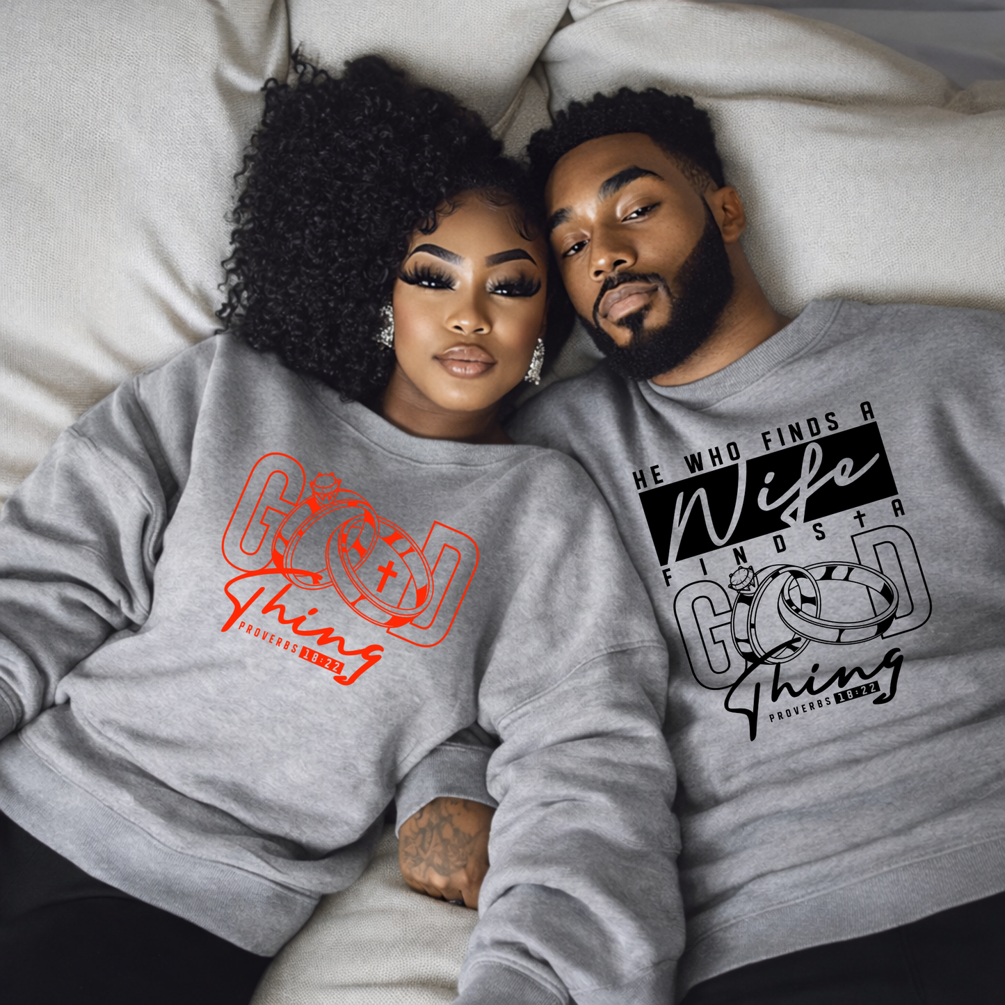 He Who Finds.......Good Thing Screen Print (Sold together)