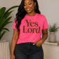 11 inch Yes Lord  Screen Print