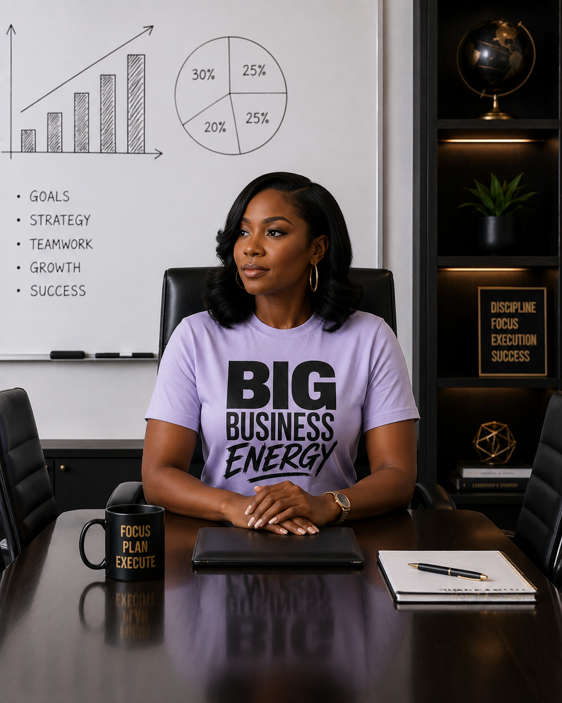 11 inch Big Business Engery Screen Print