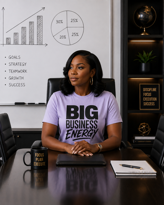 11 inch Big Business Engery Screen Print