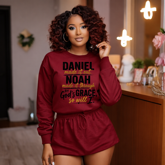Daniel......Noah......by God's Grace so Will I DTF Transfer