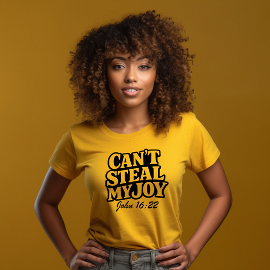 Can't Steal my Joy  Single Color Screen Prints | Hot Peel One Color for T-Shirt and more