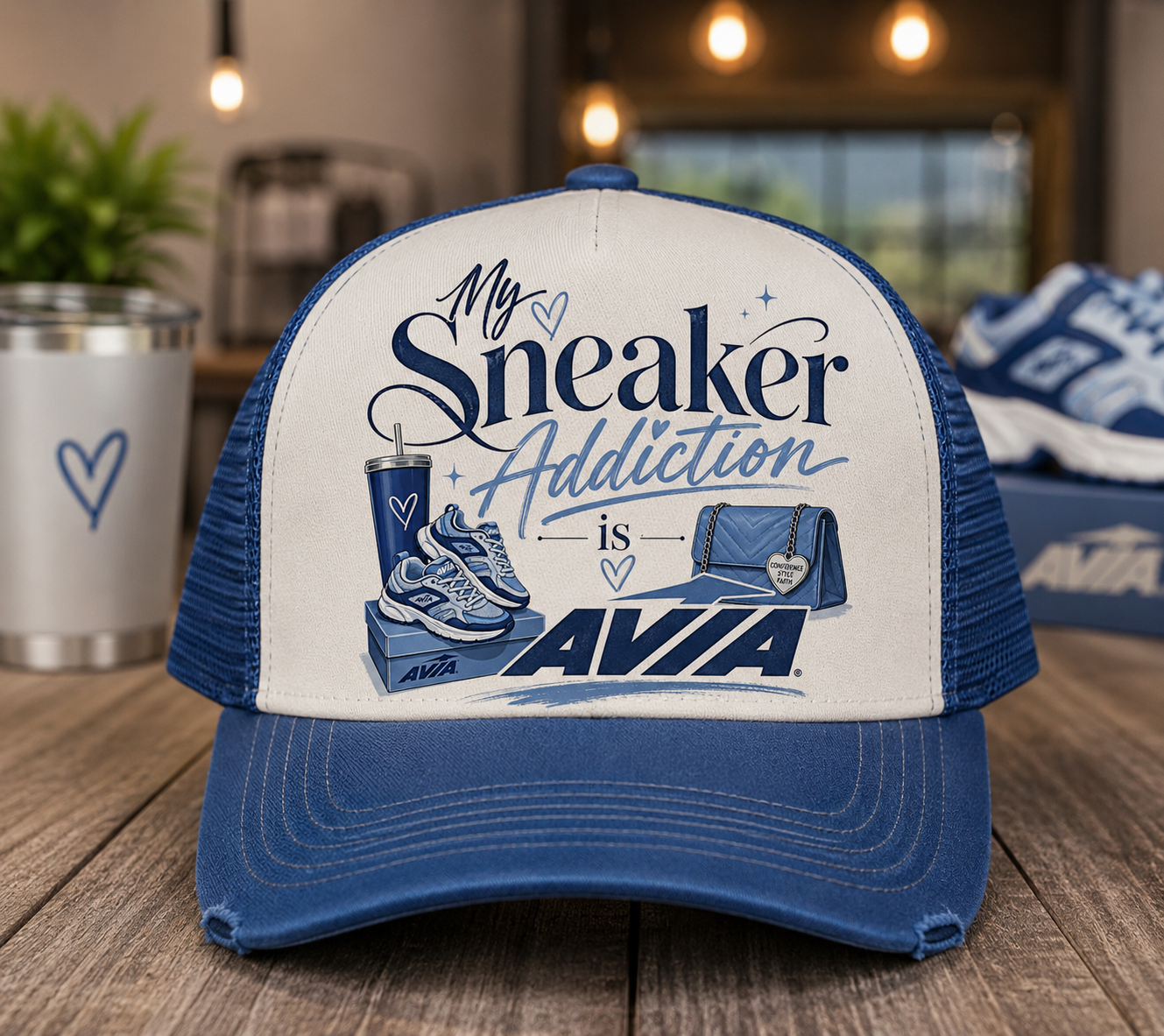 My Sneaker Addiction Avia Hat DTF Transfer