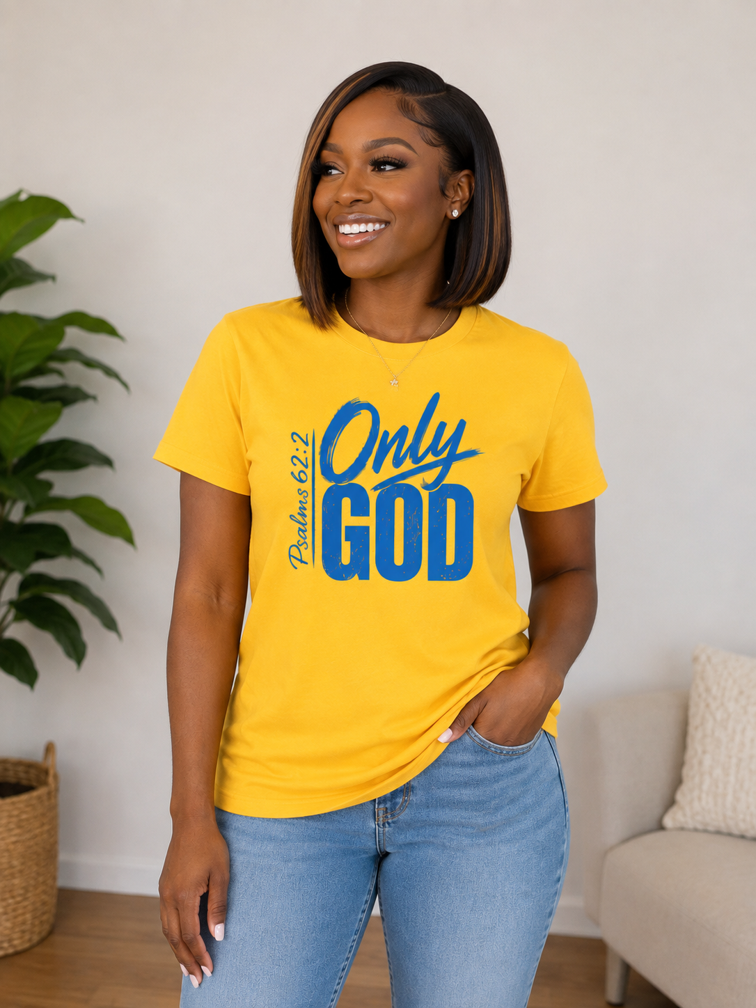 11 inch Only God Screen Print