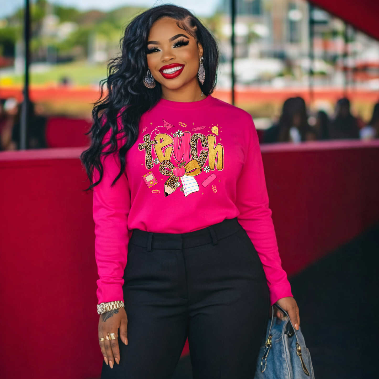 Peppy Teacher  DTF Transfer (add name)