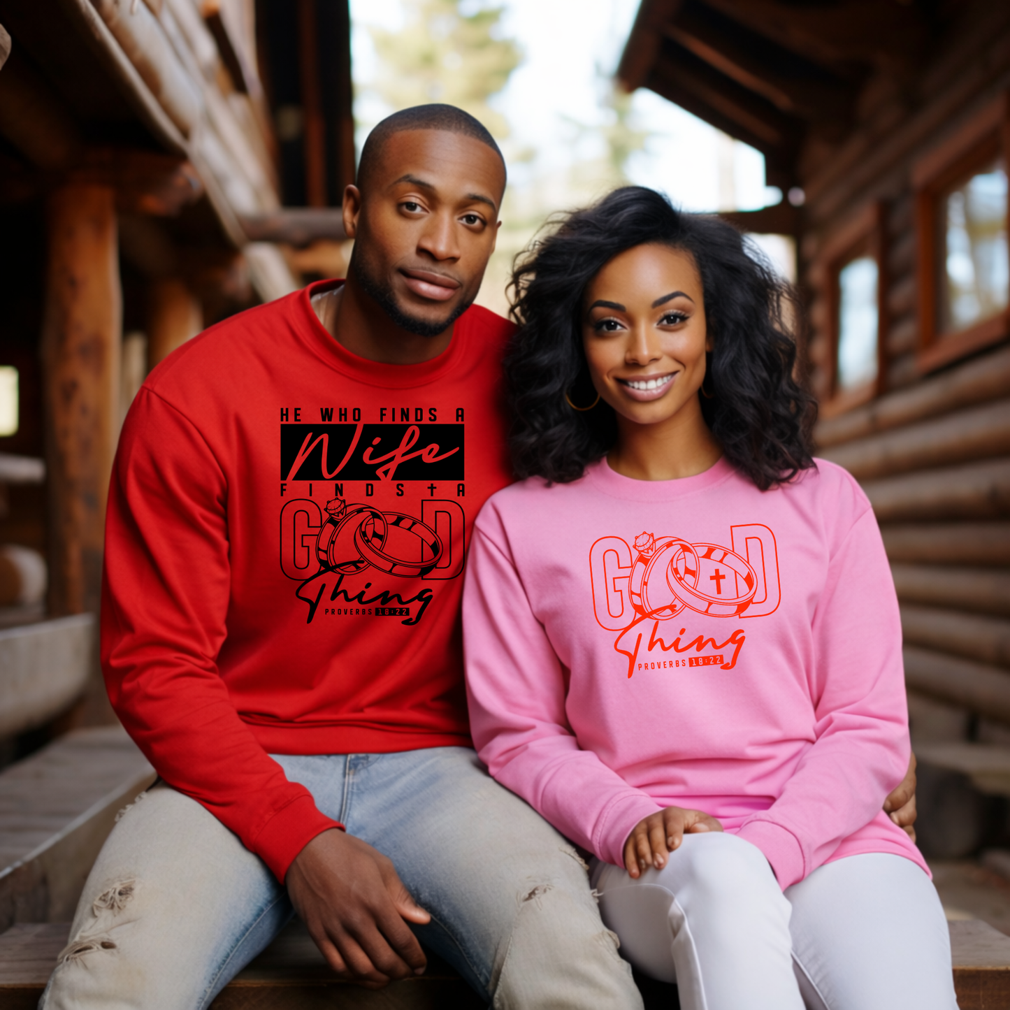 He Who Finds.......Good Thing Screen Print (Sold together)