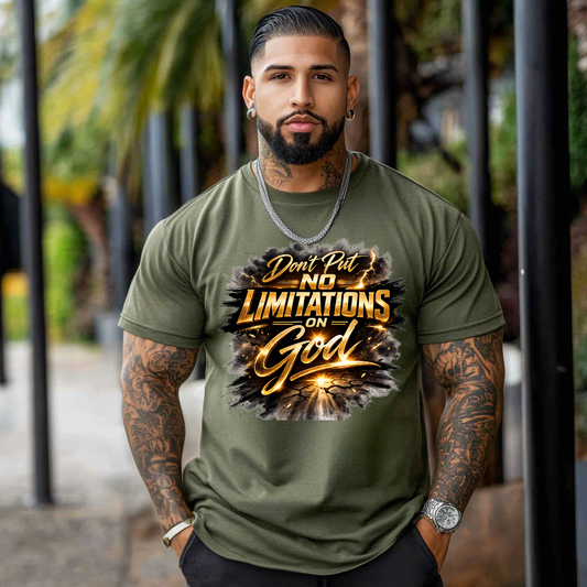 Don't Put No Limitations on God DTF Transfer