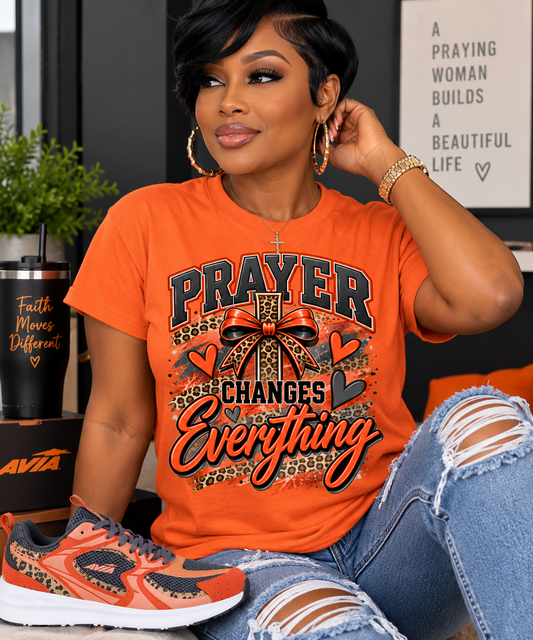Prayer Changes Everything DTF TRANSFER