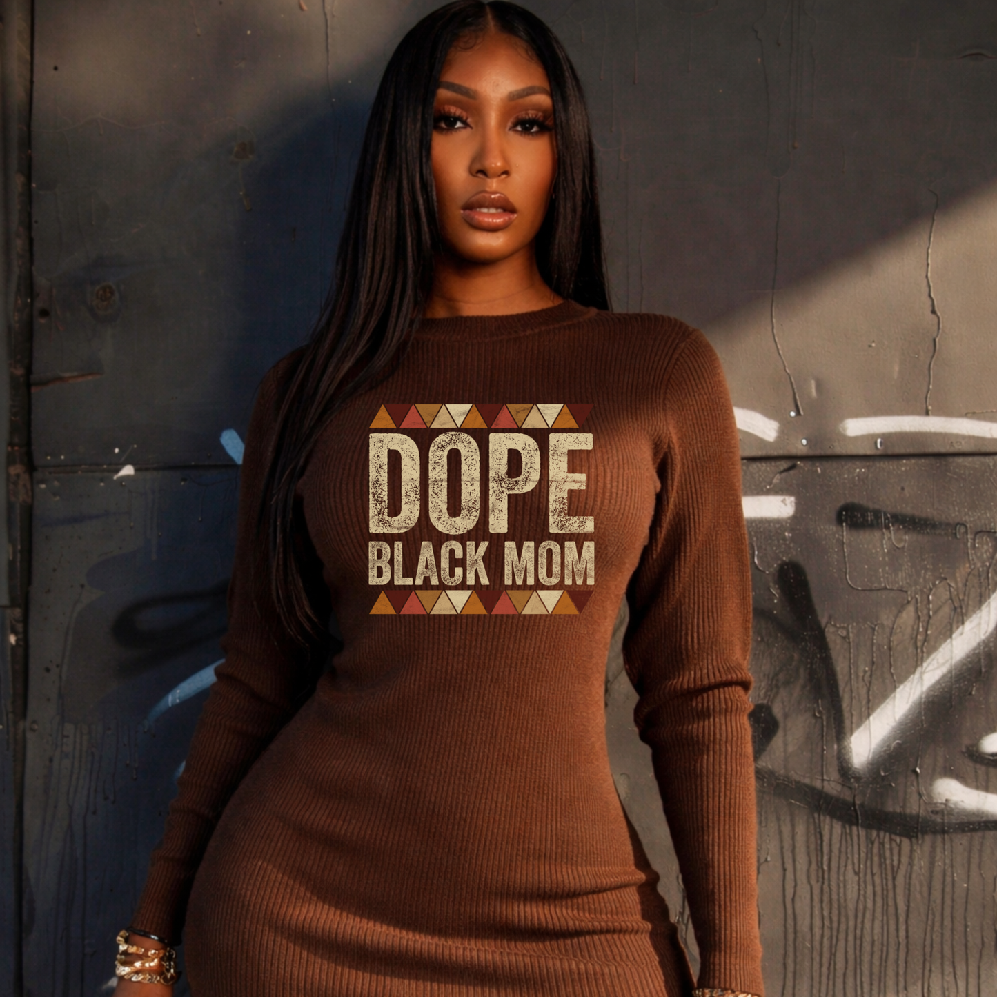 Dope Black Mom DTF TRANSFER