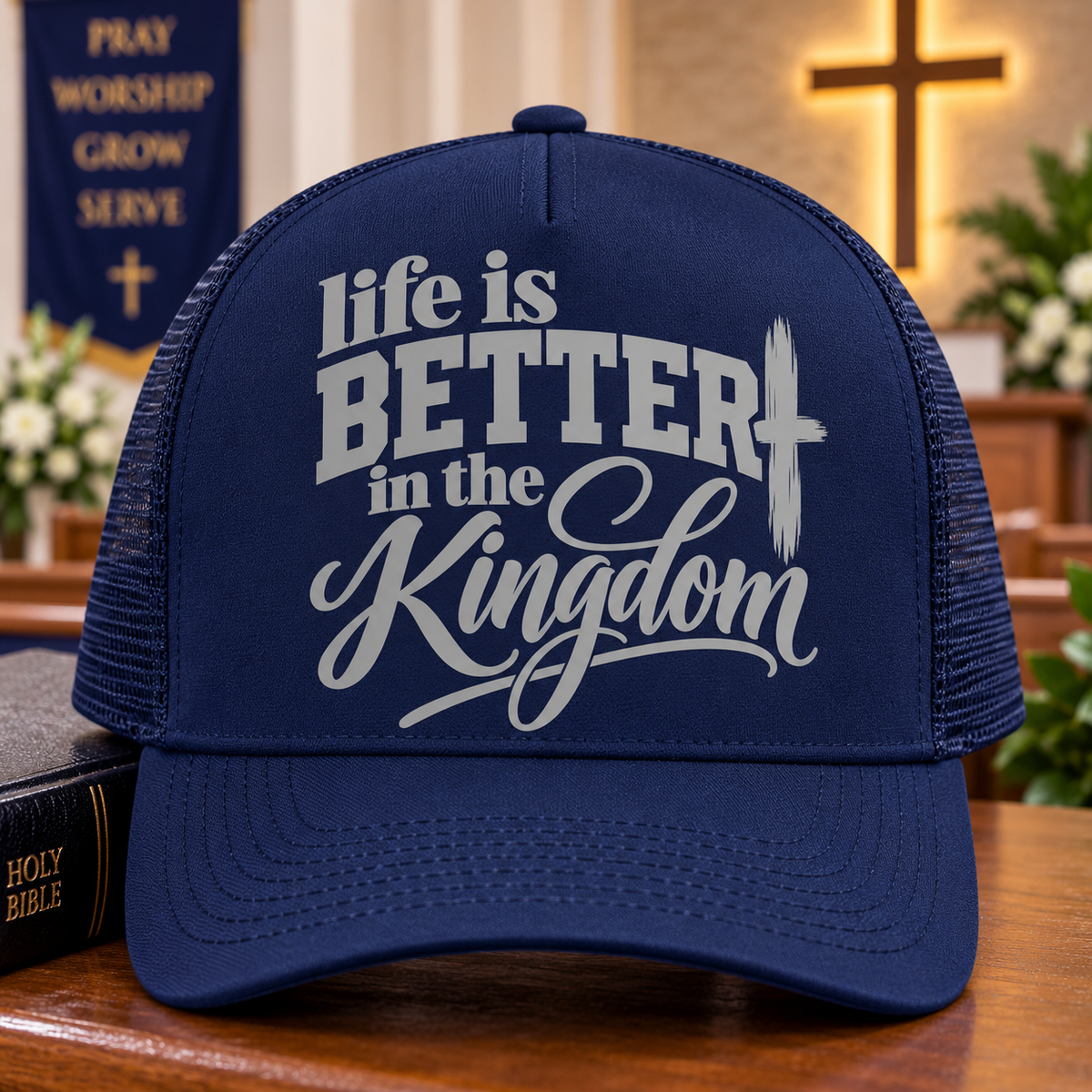 Life is Better in the Kingdom DTF Transfer