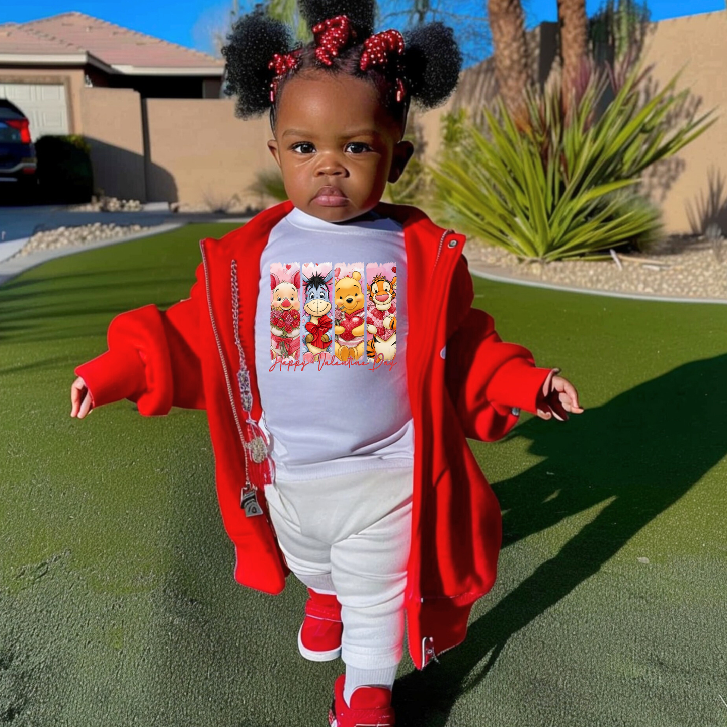 Winnie the Phooh Valentines   DTF Transfer