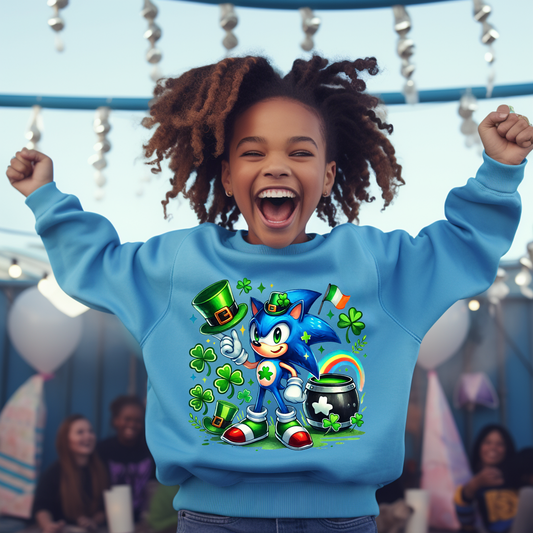 St Patrick's Day Hedgehog Cartoon DTF TRANSFERS