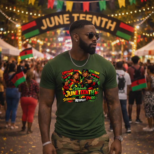 Adult Celebrate Juneteenth DTF TRANSFER