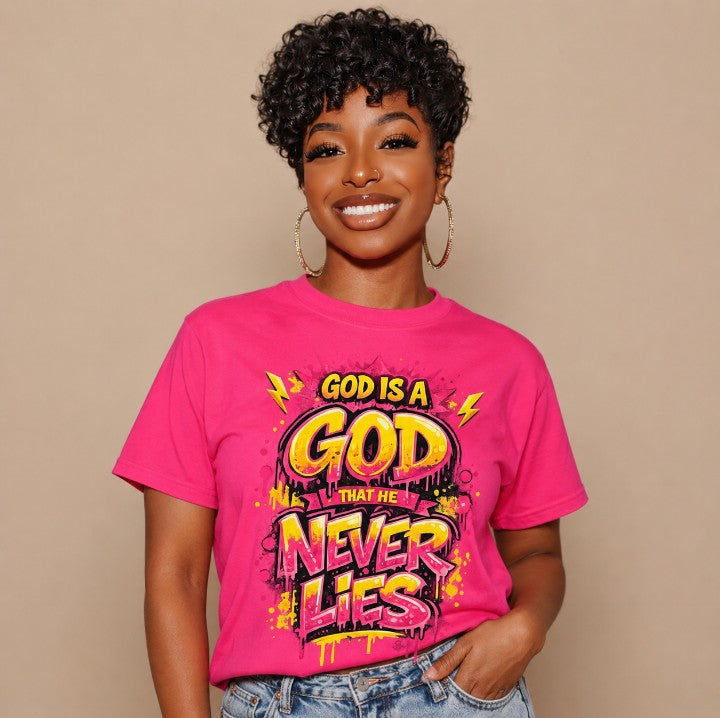 God is a God That He Never Lies DTF TRANSFER