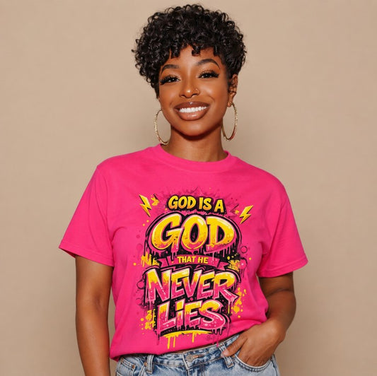 God is a God That He Never Lies DTF TRANSFER