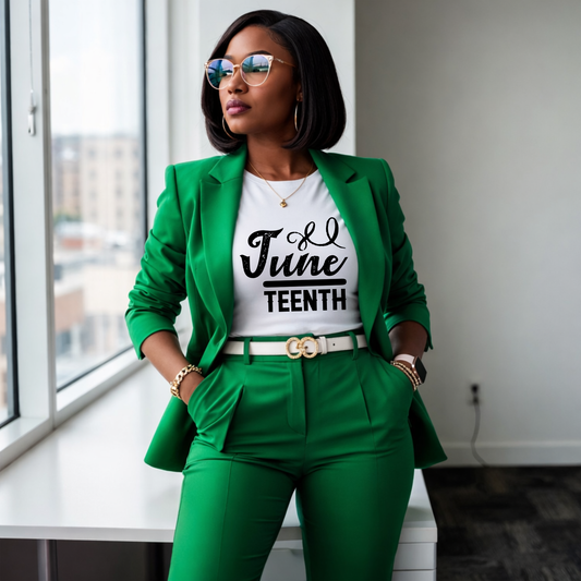 June Teenth Single Color Screen Prints | Hot Peel One Color for T-Shirt and more / Christian Base